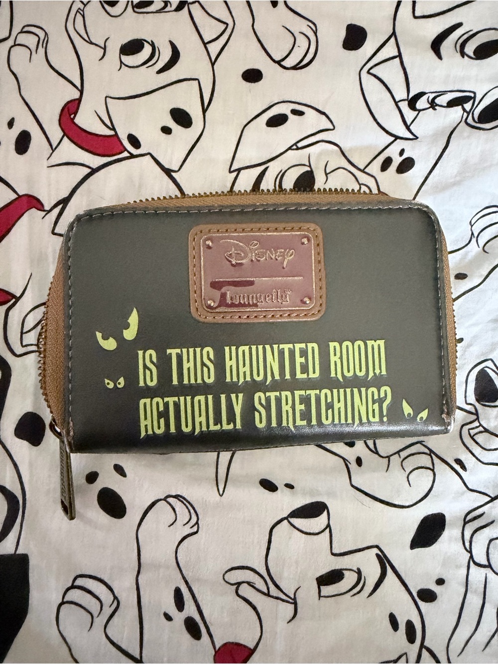 Loungefly Haunted Mansion Stretching room mini backpack and wallet - Picture 3 of 5